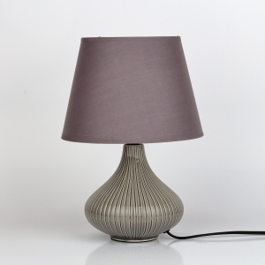 Stolní lampa 22x31cm šedá