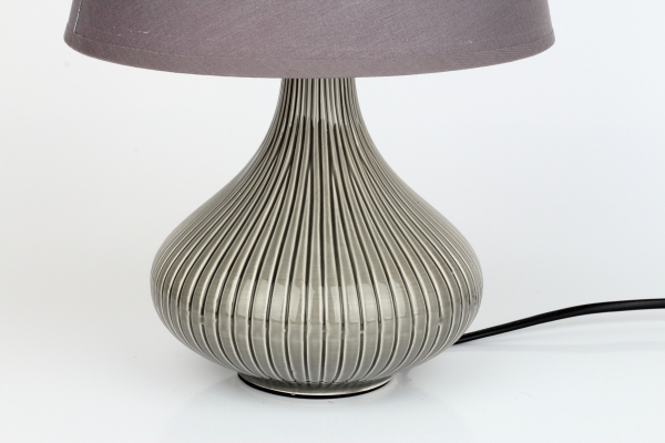Stolní lampa 22x31cm šedá