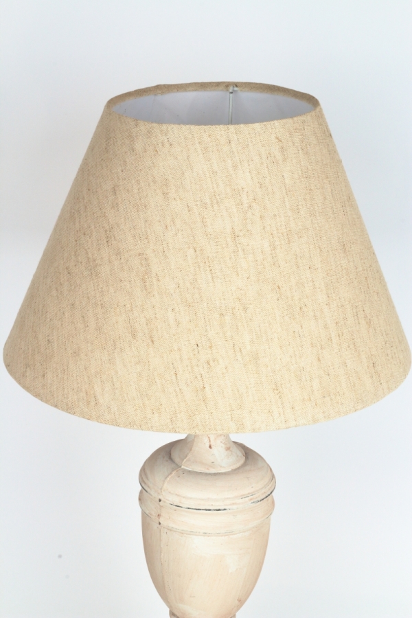 Stolní lampa béžová 55cm