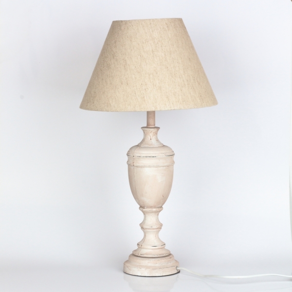 Stolní lampa béžová 55cm