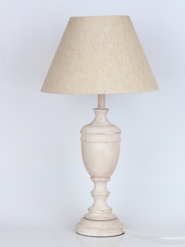 Stolní lampa béžová 55cm