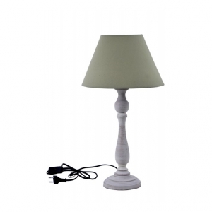 Stolní lampa béžový širm 57cm