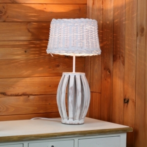 Stolní lampa proutěná 50cm