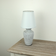 Stolní lampa s lístky Antik 35cm