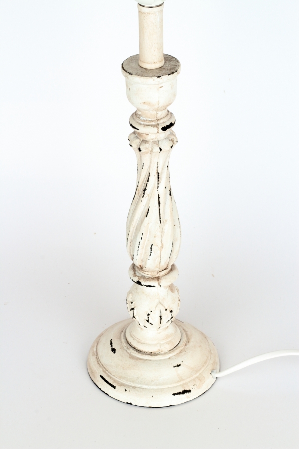 Stolní lampa s ozdobnou nohou 60cm