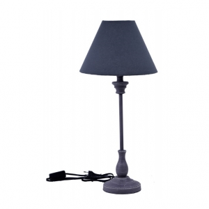 Stolní lampa tmavě šedý širm