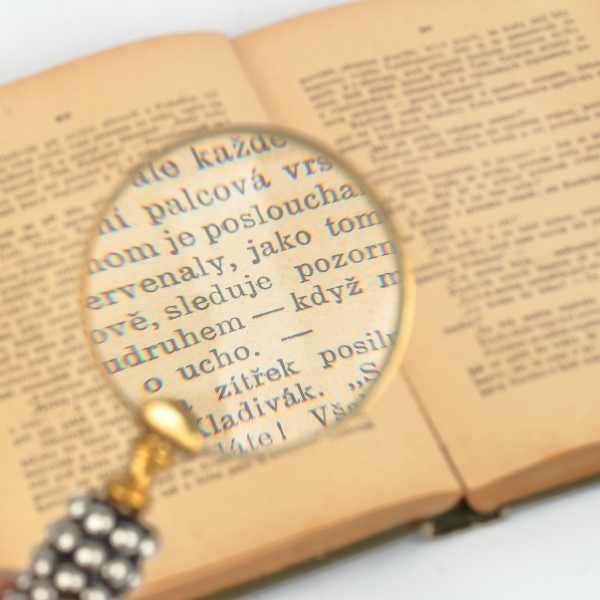 Stolní lupa malá - délka 15,5 cm