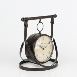 Stolní oboustranné hodiny 27x28x19cm - VYŘAZENO