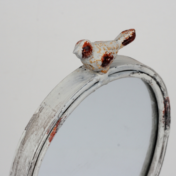 Stolní zrcadlo s věšákem na šperky 52cm