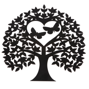 Strom života dekorace s motýly 35x36cm
