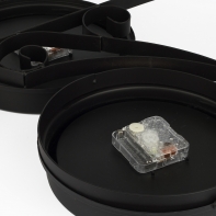 Stylové hodiny Paris Eiffel 35x42x9cm