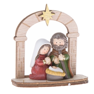 Svatá rodina na Vánoce 7,7 x 7,2 x 7,2 cm