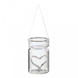 Svatební dekorace svícen na čajovou svíčku 9cm