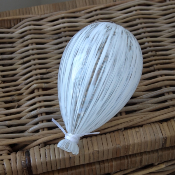 Svatební dekorace závěsný balónek 12x7cm