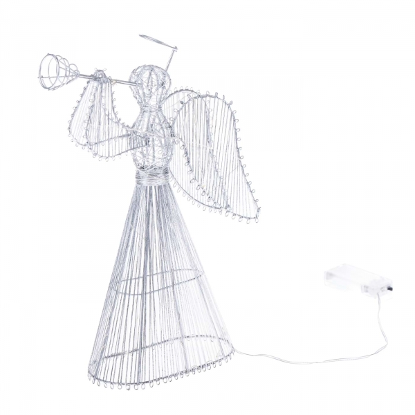 Světelný vánoční anděl Celestio 34 x 21 x 7 cm 