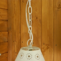 Světlo nad jídelní stůl motiv kytička 22x16cm