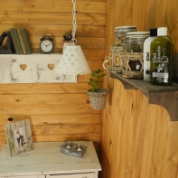 Světlo nad jídelní stůl motiv kytička 22x16cm