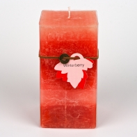 Svíce hranatá vysoká 8x8x16cm