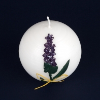 Svíce levandule 9x9cm