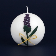 Svíce levandule 9x9cm