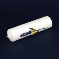 Svíce levandule válec 6x22cm