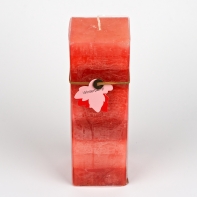 Svíce velká hranatá 8x22cm