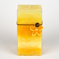 Svíce velká hranatá 8x8x15cm