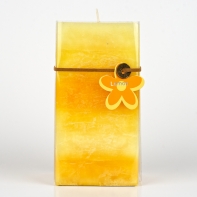 Svíce velká hranatá 8x8x15cm