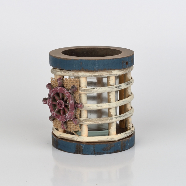 Svícen 9x9x18cm s kormidlem