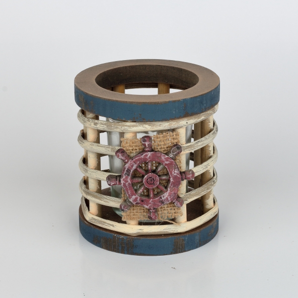 Svícen 9x9x18cm s kormidlem