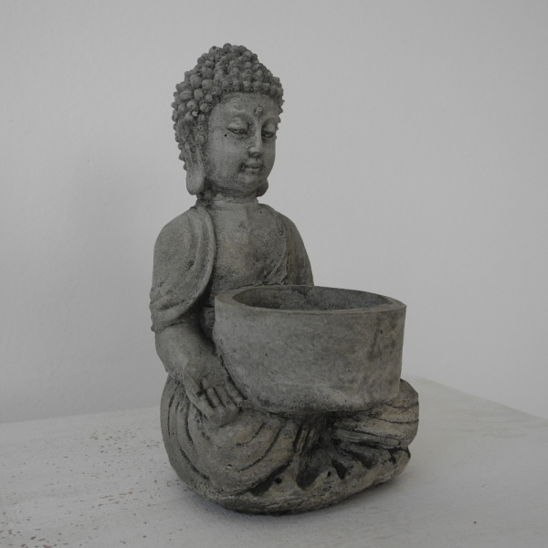 Svícen buddha 15cm