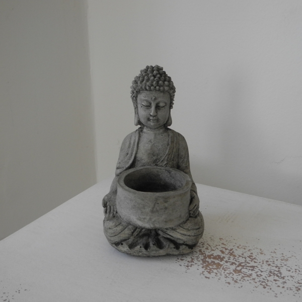 Svícen buddha 15cm