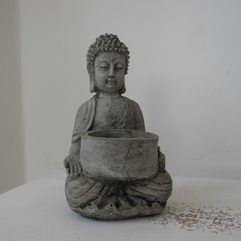 Svícen buddha 15cm