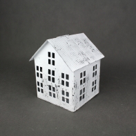 Svícen domeček 17×20×17,5cm