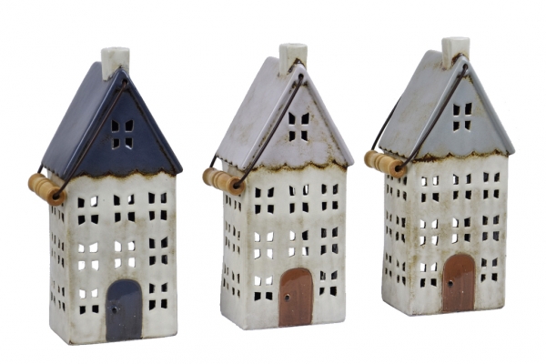 Svícen na čajovou svíčku domeček typ C