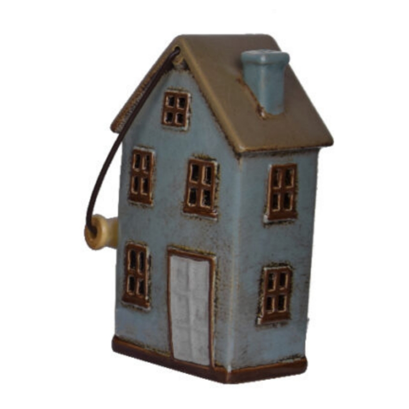 Svícen na čajovou svíčku domeček