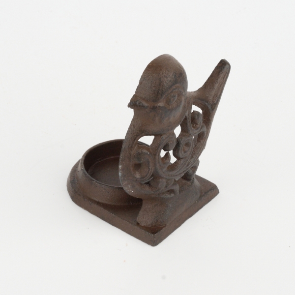 Svícen na čajovou svíčku ptáček 6,5x8x11cm