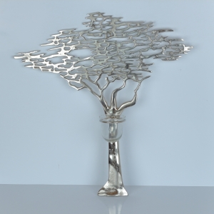 Svícen nástěnný strom 64x62cm