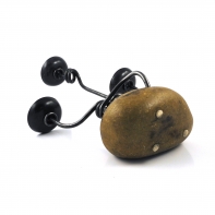 Svícen propletenec v kameni 39cm