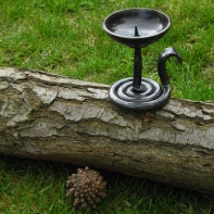 Svícen ručně kovaný 12cm