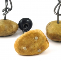 Svícen v kameni střední 37cm