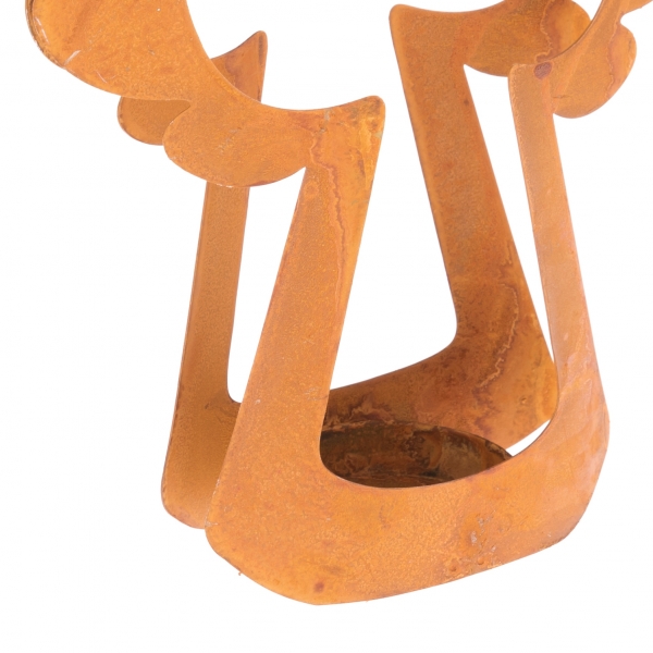 Svícen závěsný kovový anděl