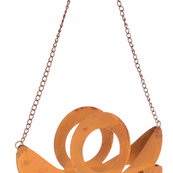 Svícen závěsný kovový anděl