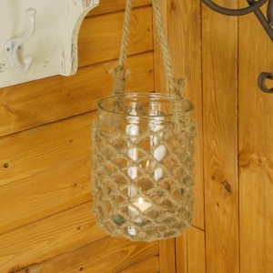 Svícen ze zavařovačky 18cm