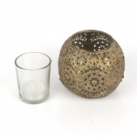 Svícen - zlatý S DEK5347