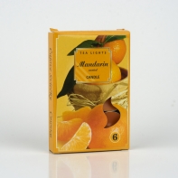Svíčka čajová vonná mandarinka sada 6ks