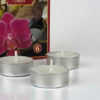 Svíčka čajová vonná orchidea sada 6ks