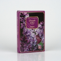 Svíčka čajová vonná šeřík sada 6ks