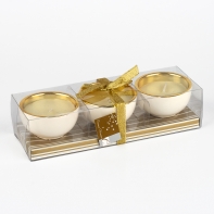 Svíčka keramická 3x6cm sada 3ks