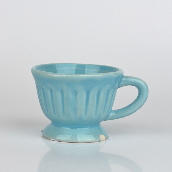 Svíčka v modrém hrníčku 9x8x6cm